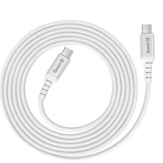 USB-C-Kabel CRONG 0,25 m USB 3.2 Gen 2 10 Gbit/s 60W PD