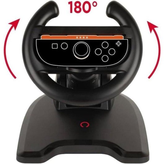 Volante Konix Plegable Nintendo Switch Joy-Con Ventosa Noir