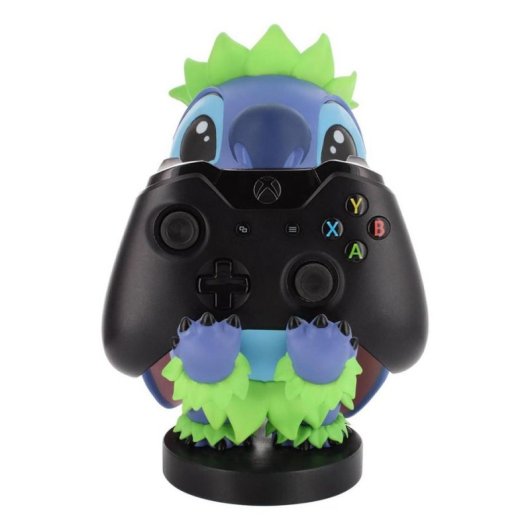 Soporte Exquisite Gaming Cable Guys Hula Stitch Figura Licenciada Lilo & Stitch con Carga USB