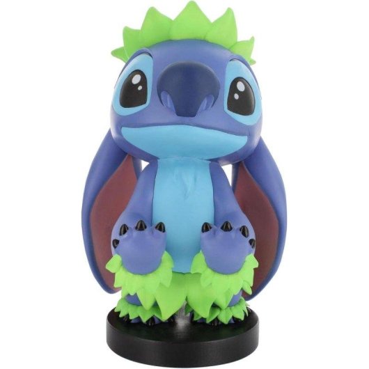 Soporte Exquisite Gaming Cable Guys Hula Stitch Figura Licenciada Lilo & Stitch con Carga USB