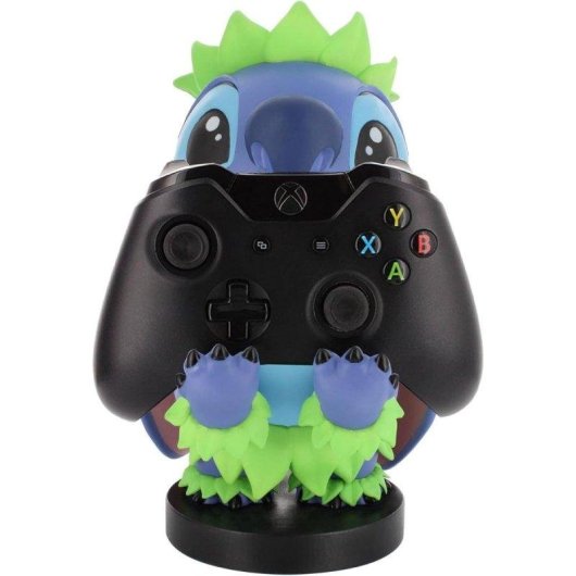 Soporte Exquisite Gaming Cable Guys Hula Stitch Figura Licenciada Lilo & Stitch con Carga USB