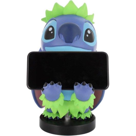 Soporte Exquisite Gaming Cable Guys Hula Stitch Figura Licenciada Lilo & Stitch con Carga USB