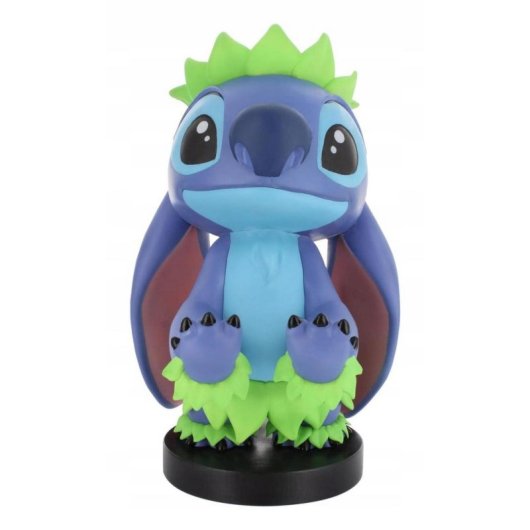 Soporte Exquisite Gaming Cable Guys Hula Stitch Figura Licenciada Lilo & Stitch con Carga USB
