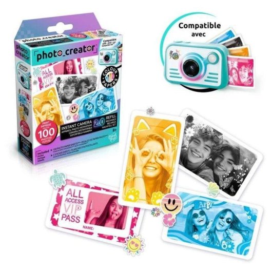 Pack Recharge Photo Creator Instant Camera 2.0 100 Feuilles + 2 Stickers