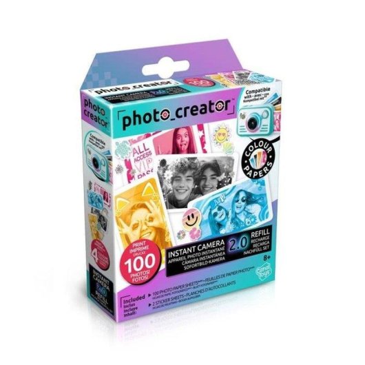 Pack Recharge Photo Creator Instant Camera 2.0 100 Feuilles + 2 Stickers