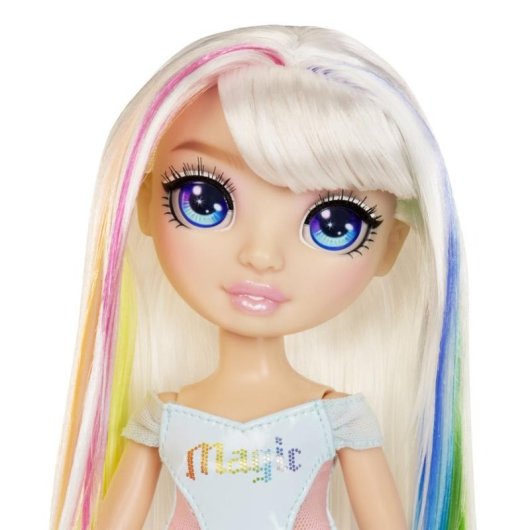 Bambola di moda Rainbow High My Fashion Style Amaya 27 cm, capelli platino arcobaleno