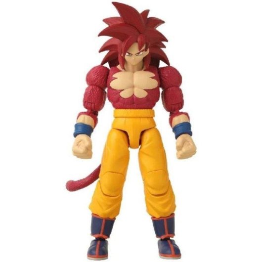 Figurina Bandai Dragon Ball Super Saiyan 4 Goku 17cm con Mani Interchangeabili
