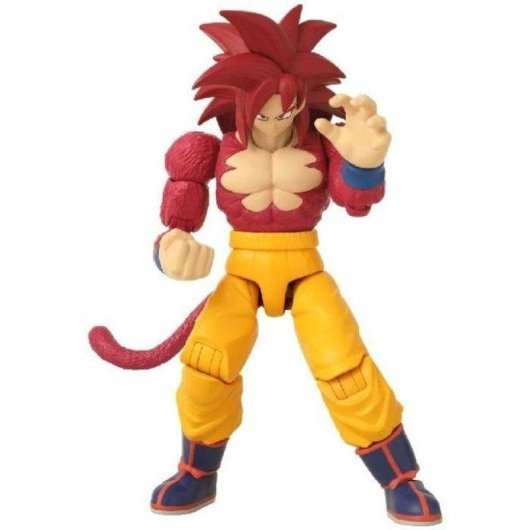 Figurina Bandai Dragon Ball Super Saiyan 4 Goku 17cm con Mani Interchangeabili