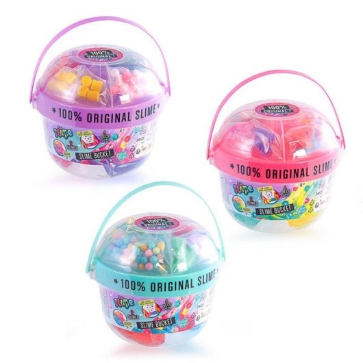 Slime-Set Canal Toys So Slime Bucket 2 Riesenslimes 4 Dekorationen