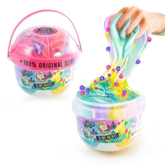 Slime-Set Canal Toys So Slime Bucket 2 Riesenslimes 4 Dekorationen