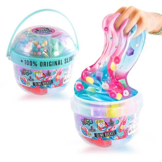 Slime-Set Canal Toys So Slime Bucket 2 Riesenslimes 4 Dekorationen