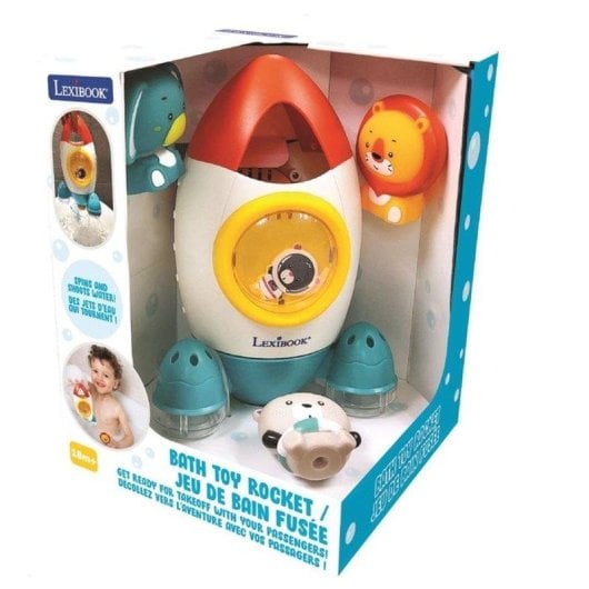 Jeu de Bain Lexibook Cohète et 3 Animaux Flottants Multicolor