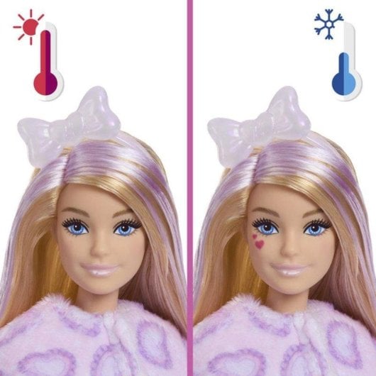 Barbie Cutie Reveal Puppe Lila Katze 10 Überraschungen