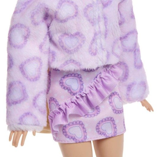 Barbie Cutie Reveal Puppe Lila Katze 10 Überraschungen