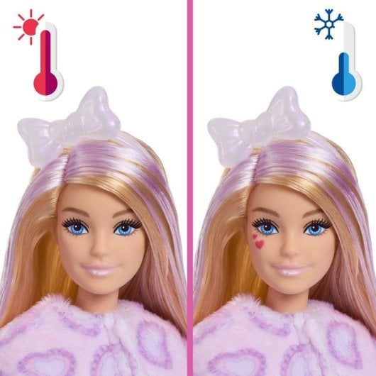 Barbie Cutie Reveal Puppe Lila Katze 10 Überraschungen