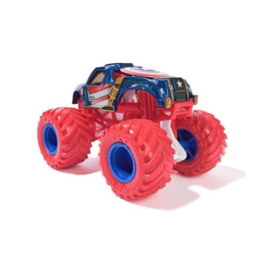 Pack de 5 Camiones Monstruo Spin Master Monster Jam Marvel 1:64 True Metal