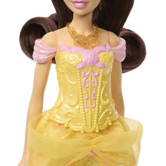 Muñeca Mattel Disney Princess Bella 2 en 1 295 mm con 9 accesorios