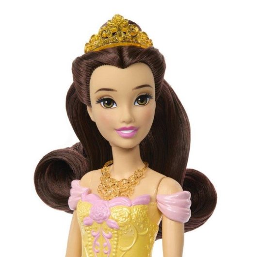 Muñeca Mattel Disney Princess Bella 2 en 1 295 mm con 9 accesorios