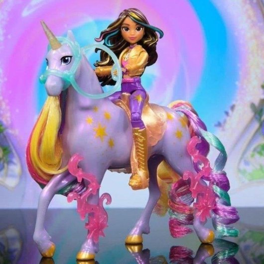 Bambola Spin Master Unicorn Academy Wildstar e Sophia con accessori