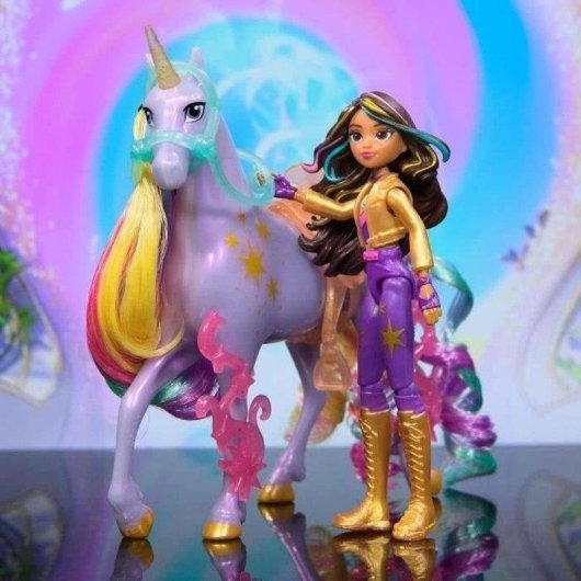 Bambola Spin Master Unicorn Academy Wildstar e Sophia con accessori