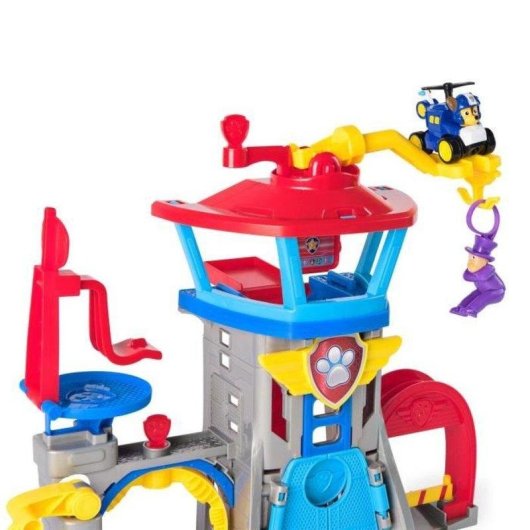 Spin Master PAW Patrol Spielzeug Flughafen Air Rescue mit Chase-Fahrzeug und Rettungsset