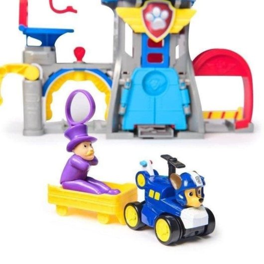 Spin Master PAW Patrol Spielzeug Flughafen Air Rescue mit Chase-Fahrzeug und Rettungsset