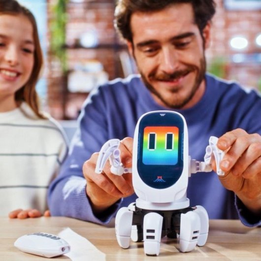 Robot Silverlit Octobot Programable Teledirigido Blanco 15 Funciones LED Multicolor