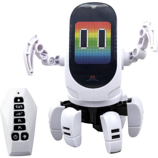 Robot Silverlit Octobot Programable Teledirigido Blanco 15 Funciones LED Multicolor