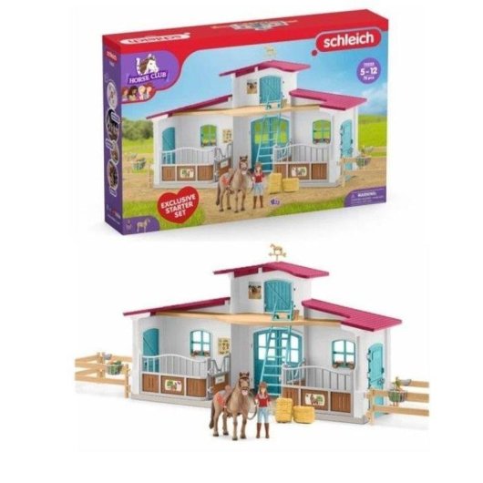 Set de jeu Schleich Horse Club Centre Équestre 75 pièces