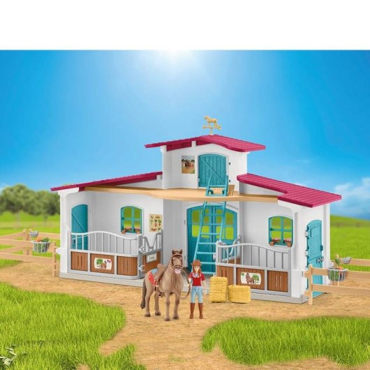 Set de jeu Schleich Horse Club Centre Équestre 75 pièces