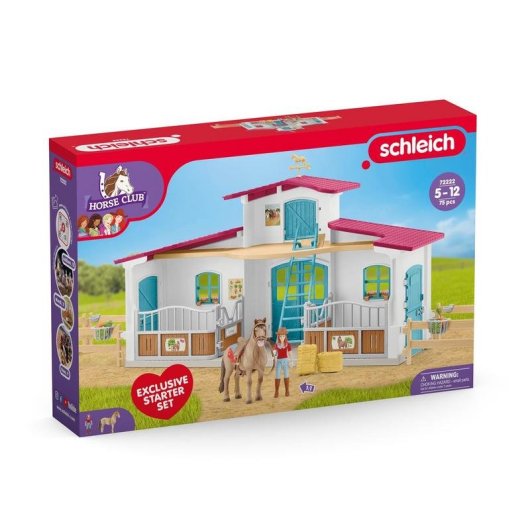 Set de jeu Schleich Horse Club Centre Équestre 75 pièces