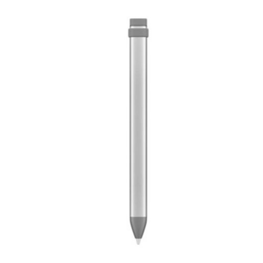 Caneta Stylus Ativa Logitech Crayon Cinza Bluetooth Inclinação 7,5h