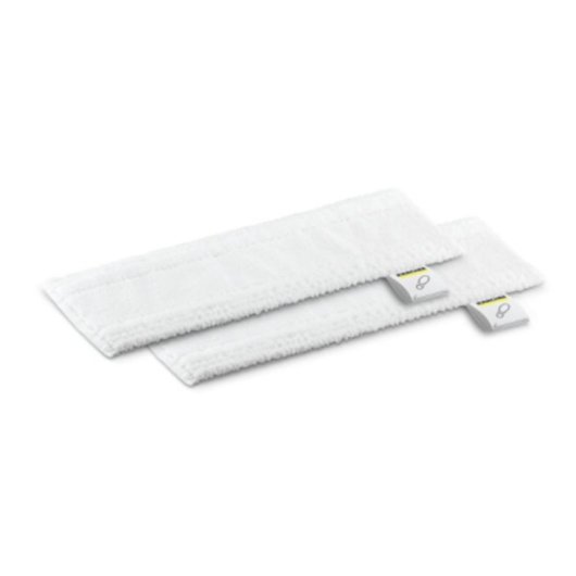 Kärcher EasyFix Mopp-Pad SC1-SC5, weiche Mikrofaser, weiß, 2 Stück