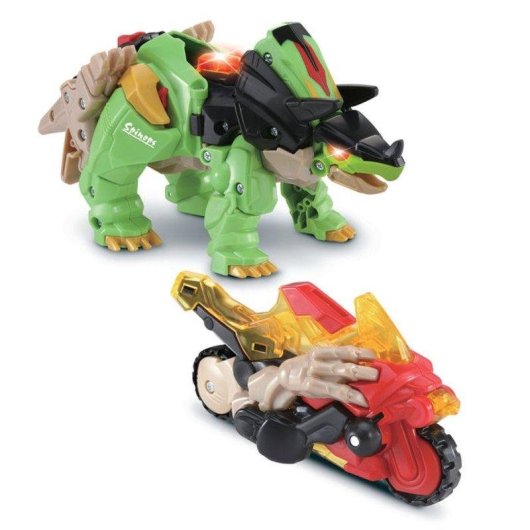 Juguete electrónico VTech Switch & Go Dinos Combo Spinops 2 en 1 con luces y sonidos