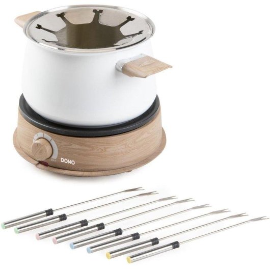 Olla para fondue eléctrica Domo DO736F 1500W 2L 8 personas