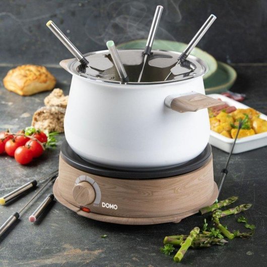 Olla para fondue eléctrica Domo DO736F 1500W 2L 8 personas