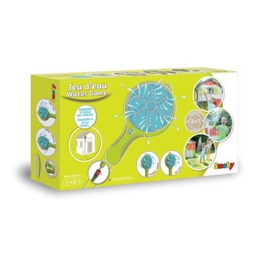 Doccetta Smoby 3 in 1 Blu con Raccordo Tipo Gardena per Gioco Esterno