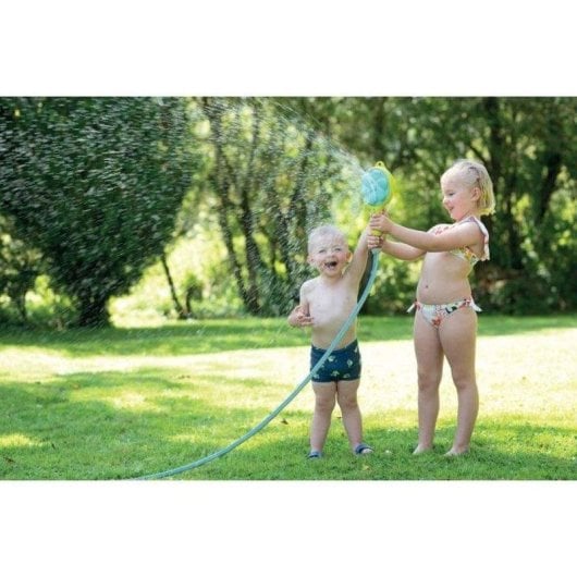 Doccetta Smoby 3 in 1 Blu con Raccordo Tipo Gardena per Gioco Esterno