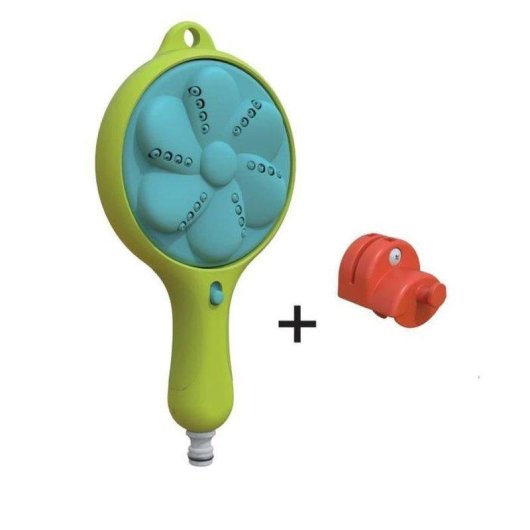Doccetta Smoby 3 in 1 Blu con Raccordo Tipo Gardena per Gioco Esterno
