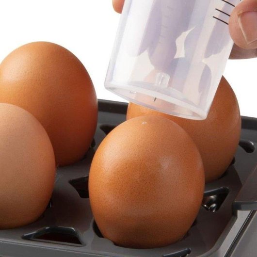 Cocedor de huevos Domo DO9283EK 400W 6 Huevos Negro