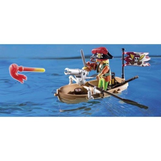 Calendario dell'Avvento Pirati Playmobil 71636 - Barca Fluttuante e Kraken