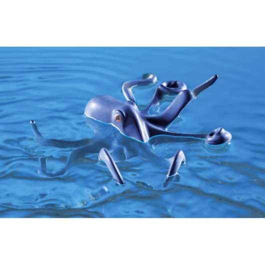 Calendario dell'Avvento Pirati Playmobil 71636 - Barca Fluttuante e Kraken