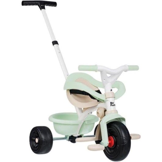 Tricycle Évolutif 3-en-1 Smoby Be Fun Confort avec Manche Parental