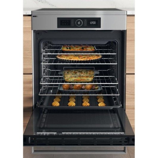 Cuisinière à induction Whirlpool WS68IB8ACX/FR/1 4 zones Flexicook Boost