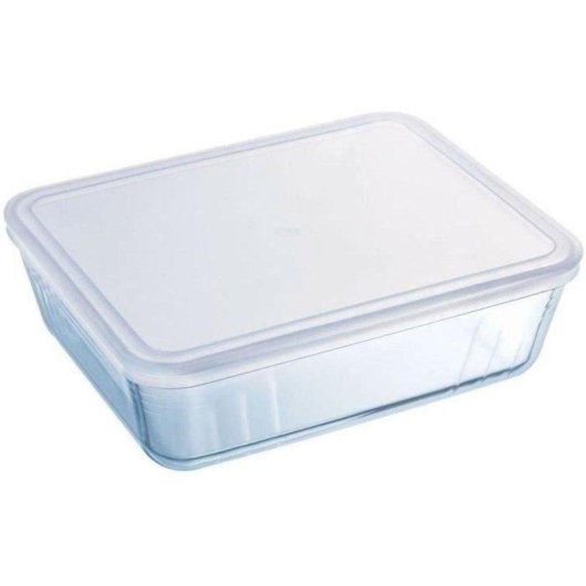 Backform Pyrex Cook & Freeze 2,6 L Borosilikatglas mit luftdichtem Kunststoffdeckel