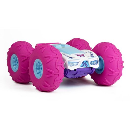 Voiture RC Stunt Exost 360 Tornado 1:10 Rose 2,4 GHz 15 km/h