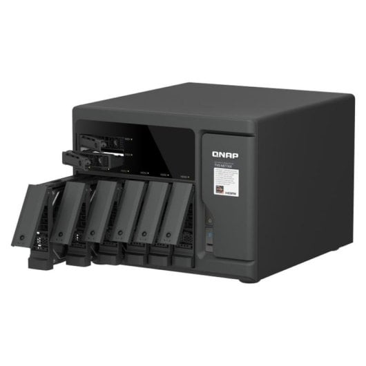 NAS Tour QNAP 8 baies AMD Ryzen 5 16GB DDR5 2,5GbE TVS-h877AX-R5-16G