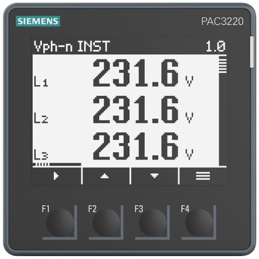 Energiemonitor Siemens 7KM3220-0BA01-1DA0 Spannung Strom Frequenz