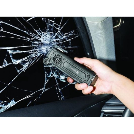 Batería externa Sandberg Survivor Car Escape Multi Tool con luz, sirena y panel solar
