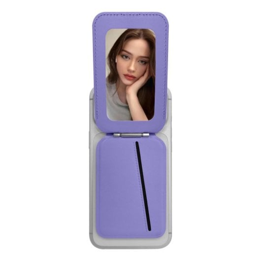 Supporto Passivo Magnetico Celly COLCARDHOLMIRVL con Specchio Viola